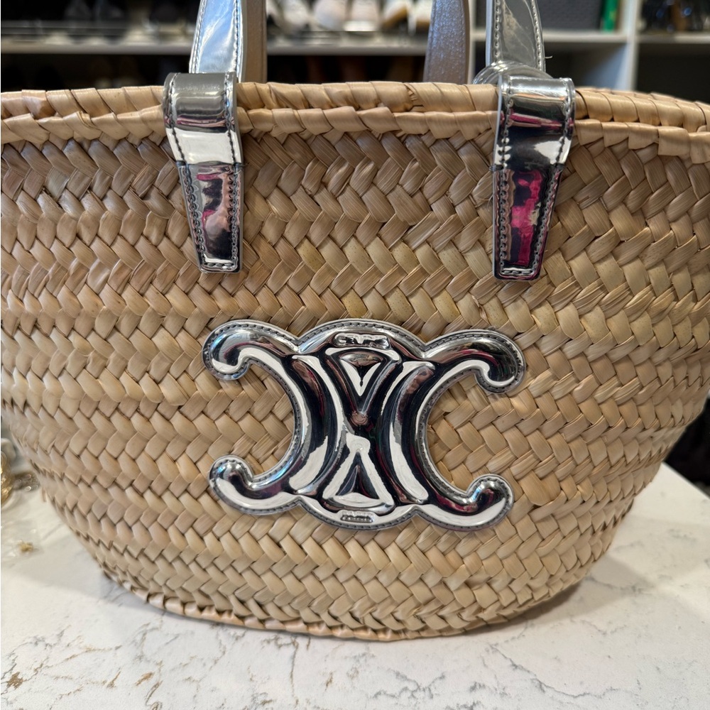 Celine Straw Tote